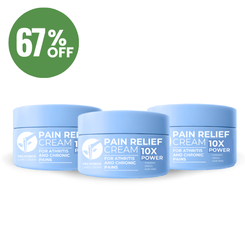 3x VELVONOX LABS PAIN RELIEF CREAM