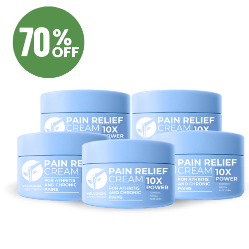 5 x VELVONOX LABS PAIN RELIEF CREAM